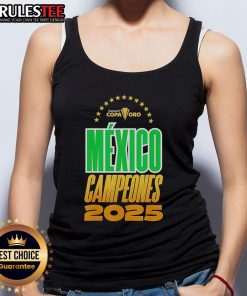 Alt Text: Official Mexico Campeones Concacaf 2025 tank top featuring vibrant colors and team logo for fans and supporters.