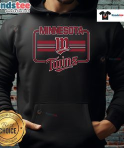 Official Minnesota Twins Fanfare Hoodie featuring team colors and logo, perfect for fans supporting the Twins.