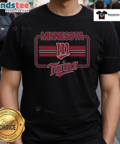 Official Minnesota Twins Fanfare T-Shirt featuring team colors and logo, perfect for fans supporting the Twins.