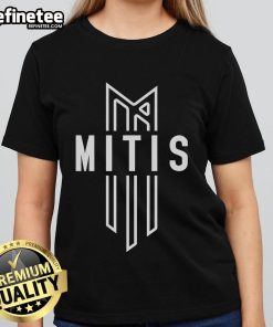 Official Mitis Logo Ladies Tee featuring a stylish design and comfortable fit for women, perfect for casual wear.