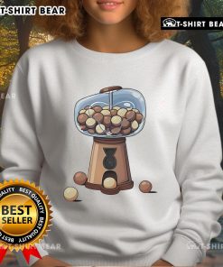 Official Monke Gumball Machine Sweatshirt featuring vibrant gumball graphics and a cozy design for casual wear.