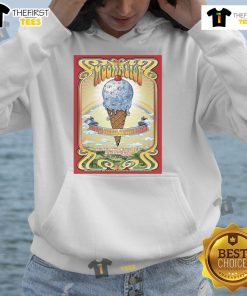 Official Moonalice Livorna Park Alamo CA July 18, 2025 tour poster on a stylish hoodie, perfect for concert fans.