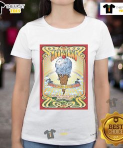 Official Moonalice Livorna Park Alamo CA July 18 2025 tour poster for Ladies Tee featuring vibrant concert artwork.