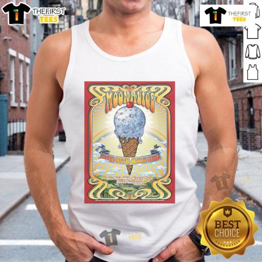 Official Moonalice Livorna Park Alamo CA July 18, 2025 tour poster on a tank top design showcasing vibrant artwork.