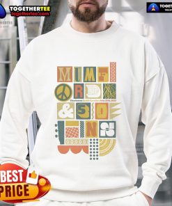 Official Mumford and Sons July 27, 2025 Charleston SC concert poster on a stylish sweatshirt design.