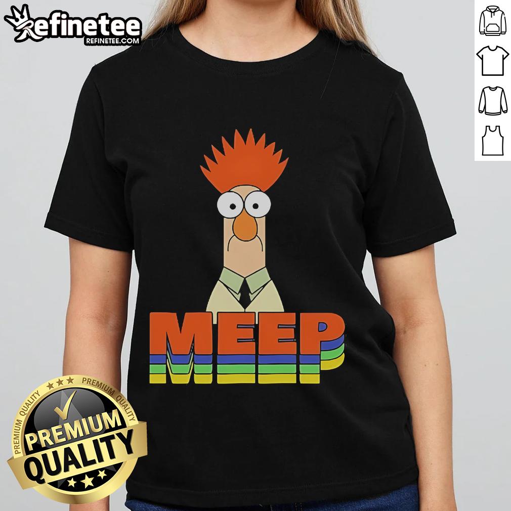 Official Muppet Beaker Meep Ladies Tee Official Muppet Beaker Meep Ladies Tee featuring Beaker's iconic expression on a stylish women's t-shirt.