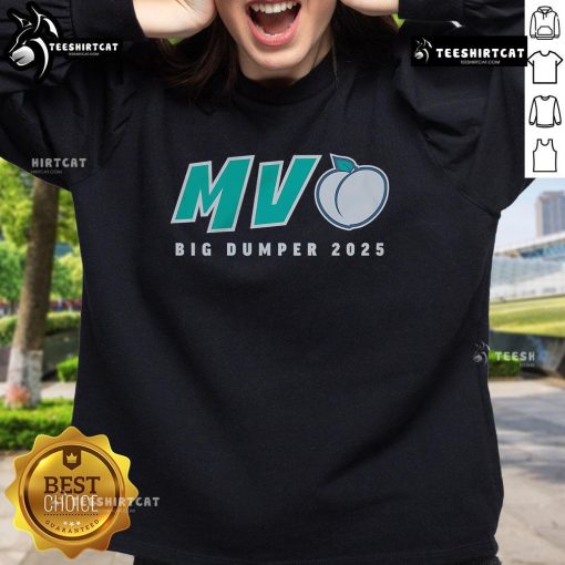 Official MV Peach Big Dumper 2025 Sweatshirt featuring vibrant colors and trendy design for stylish streetwear.