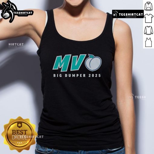 Official MV Peach Big Dumper 2025 tank top featuring vibrant design and stylish cut for a trendy summer look.