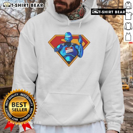 Official My Name Is Gary Superman Hoodie featuring a vibrant design, perfect for superhero fans and casual wear.