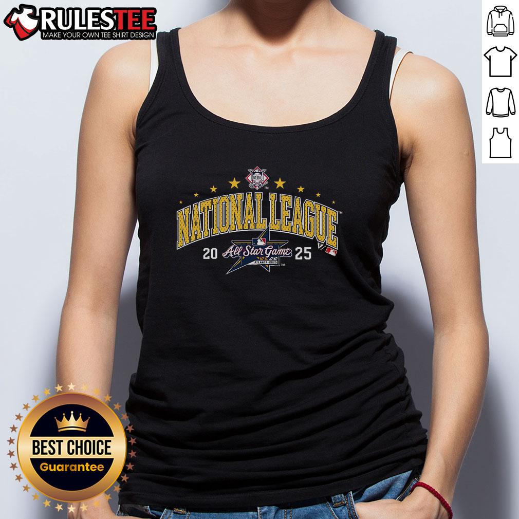 Official National League 2025 Mlb All Star Game Influx Tank Top 2025 MLB All-Star Game Influx tank top featuring official National League design, perfect for baseball fans.