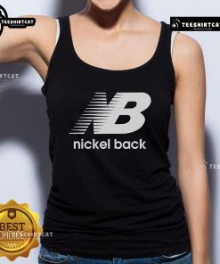 Official NB Nickelback tank top featuring the band's logo, perfect for fans and summer concerts.