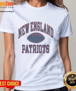 Official New England Patriots Gridiron Ladies Tee featuring team logo and stylish design for female fans.