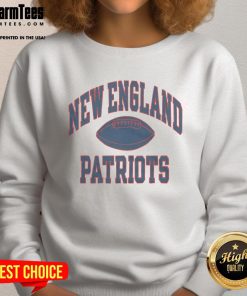 Alt Text: Official New England Patriots Gridiron Sweatshirt featuring team logo and bold colors, perfect for fans and game day.