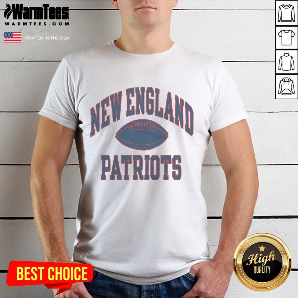 Official New England Patriots Gridiron T Shirt Alt Text: Official New England Patriots Gridiron T-Shirt featuring team logo and colors, perfect for fans and game day attire.