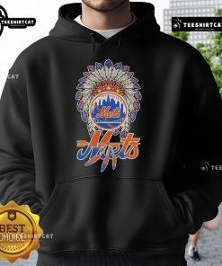 Official New York Mets X Native American Hoodie featuring unique designs and vibrant colors for fans and collectors.