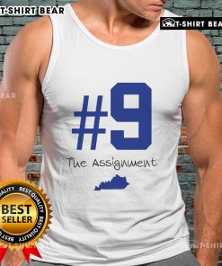 Official No. 9 The Assignment Kentucky Tank Top in stylish design, perfect for casual summer wear and showcasing Kentucky pride.