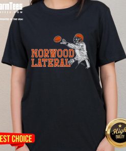 Alt Text: Official Norwood Lateral Football Ladies Tee featuring stylish design and comfortable fit for female fans.