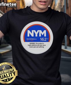 Alt Text: Official Nym Baseball 162 Gms T-Shirt showcasing a stylish design, perfect for baseball fans and casual wear.