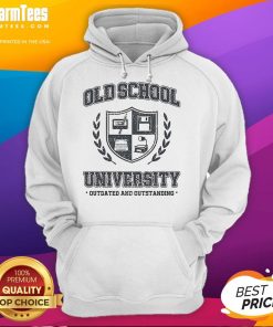 Old School University hoodie in vintage style, featuring bold logo and classic design, perfect for alumni and retro fashion lovers.