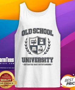 Official Old School University tank top in vintage design, featuring bold graphics and a classic fit for retro enthusiasts.