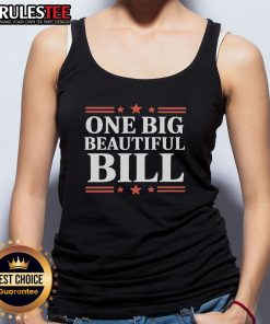 Official One Big Beautiful Bill Tank Top featuring vibrant design and comfortable fit, perfect for casual wear.