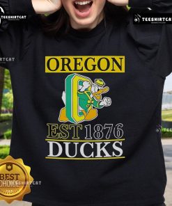 Official Oregon Ducks Est 1876 Sweatshirt featuring team colors and logo, perfect for fans and casual wear.