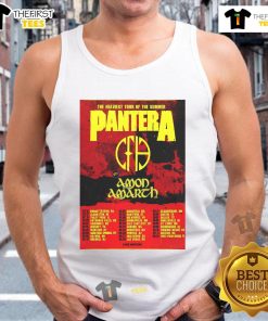 Official Pantera Heaviest Tour of the Summer 2025 North America poster on a tank top design.