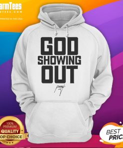 Official Pastor Mike Jr. God Showing Out hoodie in a stylish design, perfect for faith-inspired fashion enthusiasts.