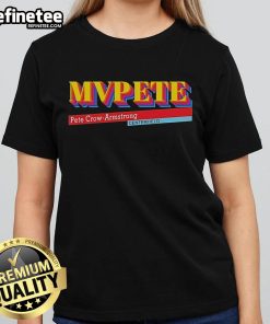 Official Pete Crow-Armstrong MVPETE Centerfield Ladies Tee featuring vibrant design and comfortable fit for fans.