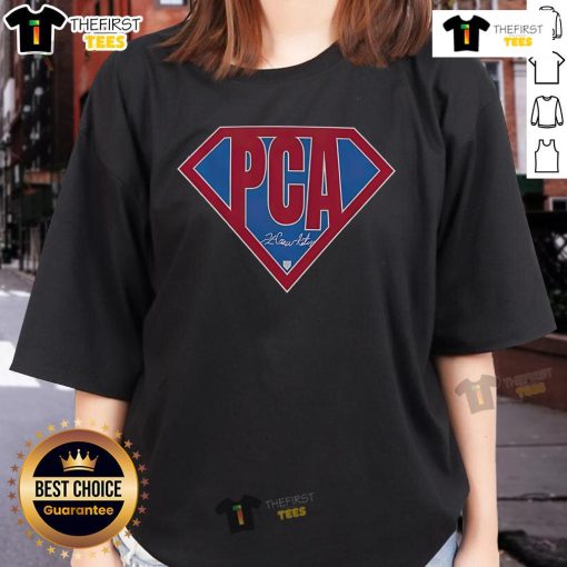Official Pete Crow-Armstrong Super PCA Chicago Baseball Ladies Tee featuring stylish design and team colors.