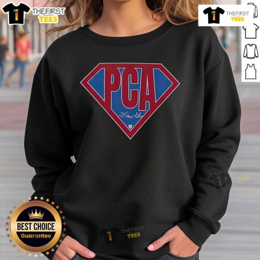 Alt Text: Official Pete Crow-Armstrong Super PCA Chicago baseball sweatshirt featuring a stylish design and vibrant team colors.