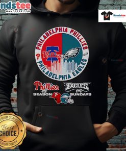 Official Philadelphia Phillies All Season Eagles On Sundays Hoodie, showcasing team colors and logo for fans.