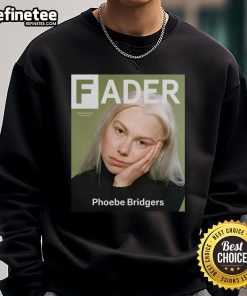 Official Phoebe Bridgers Fader sweatshirt featuring stylish design and cozy fit, perfect for fans and casual wear.