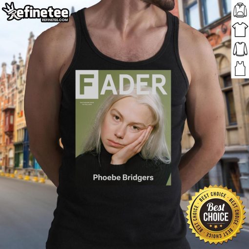 Official Phoebe Bridgers Fader tank top featuring a stylish design, perfect for fans and casual wear.