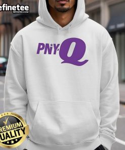 Official PNY Q Logo Hoodie featuring a stylish design, perfect for casual wear and showcasing PNY's branding.