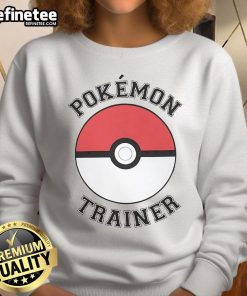 Official Pokemon Trainer Sweatshirt featuring vibrant designs, perfect for fans and trainers alike. Comfortable and stylish.