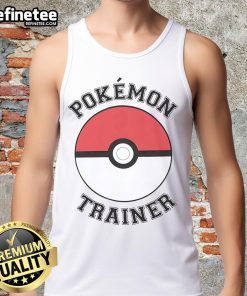 Stylish Official Pokemon Trainer Tank Top featuring vibrant graphics, perfect for fans and summer casual wear.