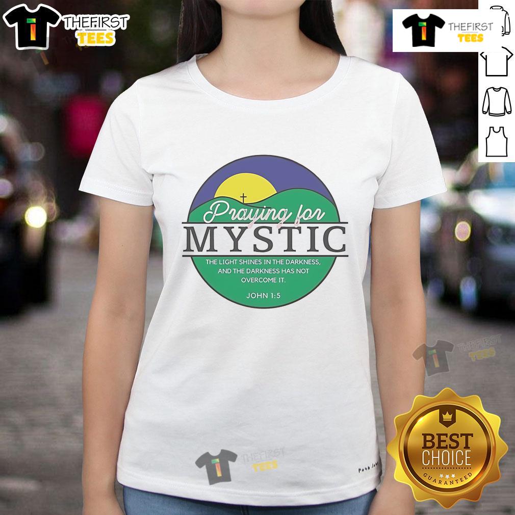 Official Praying For Mystic Texas Ladies Tee Official Praying For Mystic Texas Ladies Tee featuring a stylish design perfect for Texas pride and casual wear.
