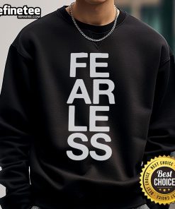Official President Fearless Sweatshirt featuring bold design, perfect for stylish casual wear and expressing confidence.