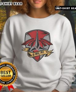 Official QApla Tattoo Sweatshirt in black, featuring unique tattoo-inspired designs, perfect for casual wear.