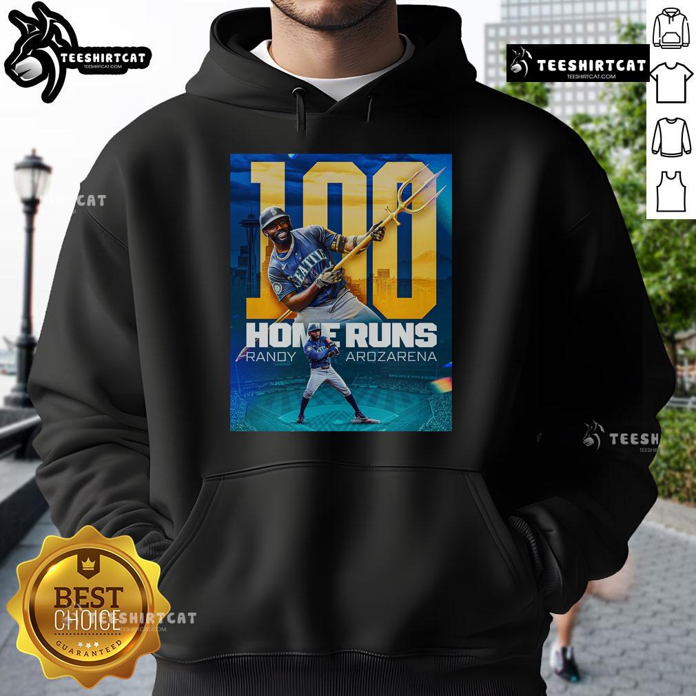 Official Randy Arozarena Home Runs Hoodie Official Randy Arozarena Home Runs Hoodie featuring vibrant graphics celebrating Arozarena's baseball achievements.