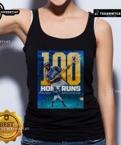 Official Randy Arozarena Home Runs Tank Top featuring vibrant graphics celebrating the MLB star's achievements.