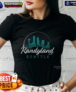 Official Randy Arozarena Randyland Ladies Tee featuring vibrant graphics and a stylish fit for baseball fans.