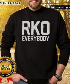 Official Randy Orton RKO Everybody Sweatshirt featuring bold graphics and a comfortable fit for wrestling fans.