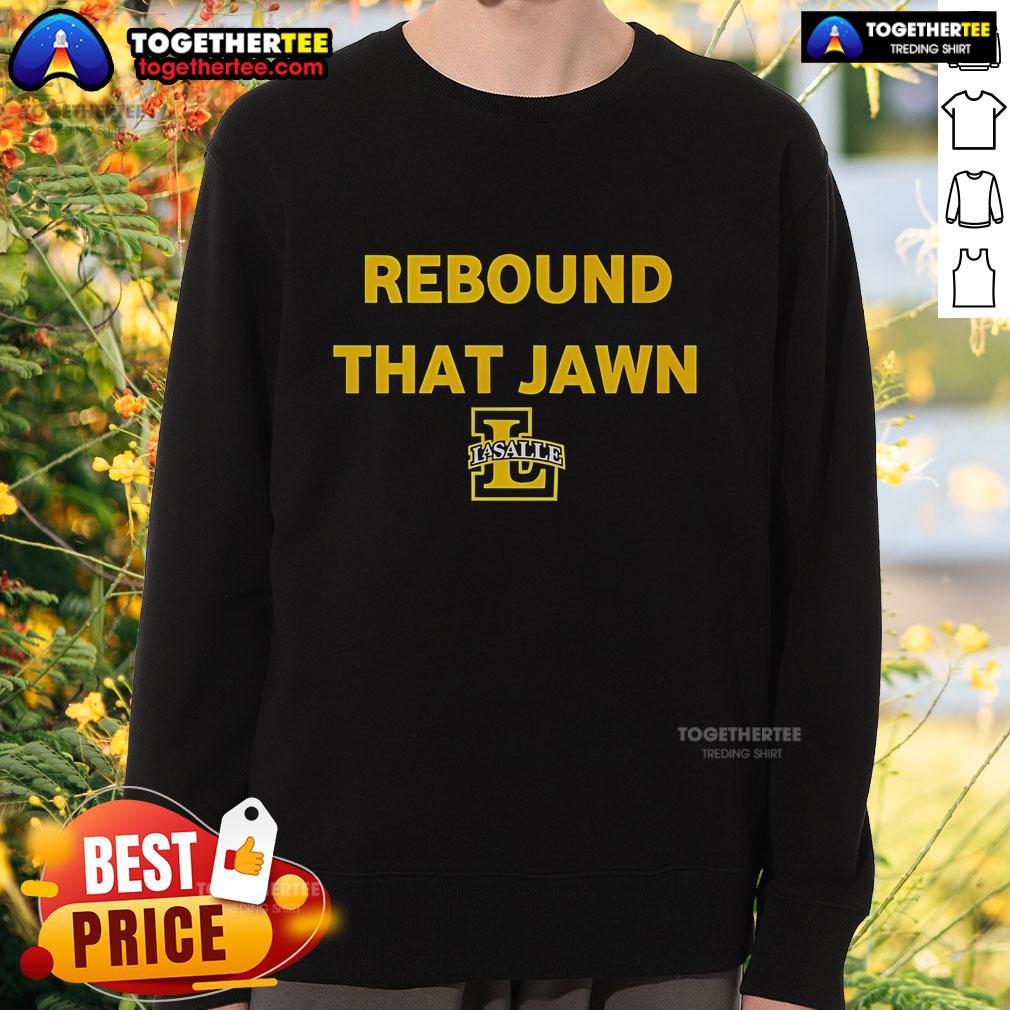 Official Rebound That Jawn La Salle Man'S Basketball Sweatshirt Official Rebound That Jawn LA Salle Men's Basketball Sweatshirt in navy, featuring team logo and comfortable fit.