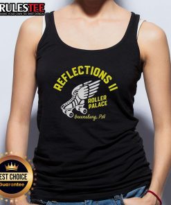 Official Reflections II Roller Palace Greensburg PA tank top featuring vibrant design and logo for roller skating enthusiasts.