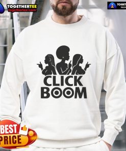 Official Reggie Denireaux Click Boom Sweatshirt in stylish design, perfect for casual wear and fan apparel.