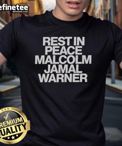 Official Rest In Peace Malcolm Jamal Warner T-Shirt featuring a tribute design honoring the late actor and musician.