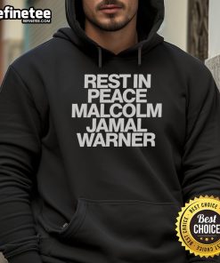 Official Rest In Peace Malcolm Jamal Warner Shirt featuring a 1970 tribute design on a cozy hoodie.