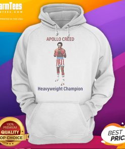 Official Rocky II Apollo Creed Heavyweight Champion Hoodie featuring iconic graphics and vibrant colors for fans.
